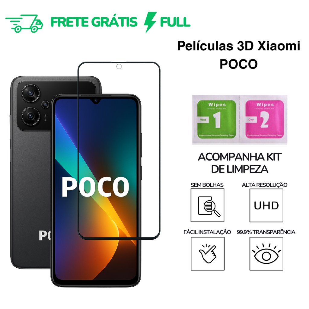 Películas para Xiaomi em vidro ou cerâmica