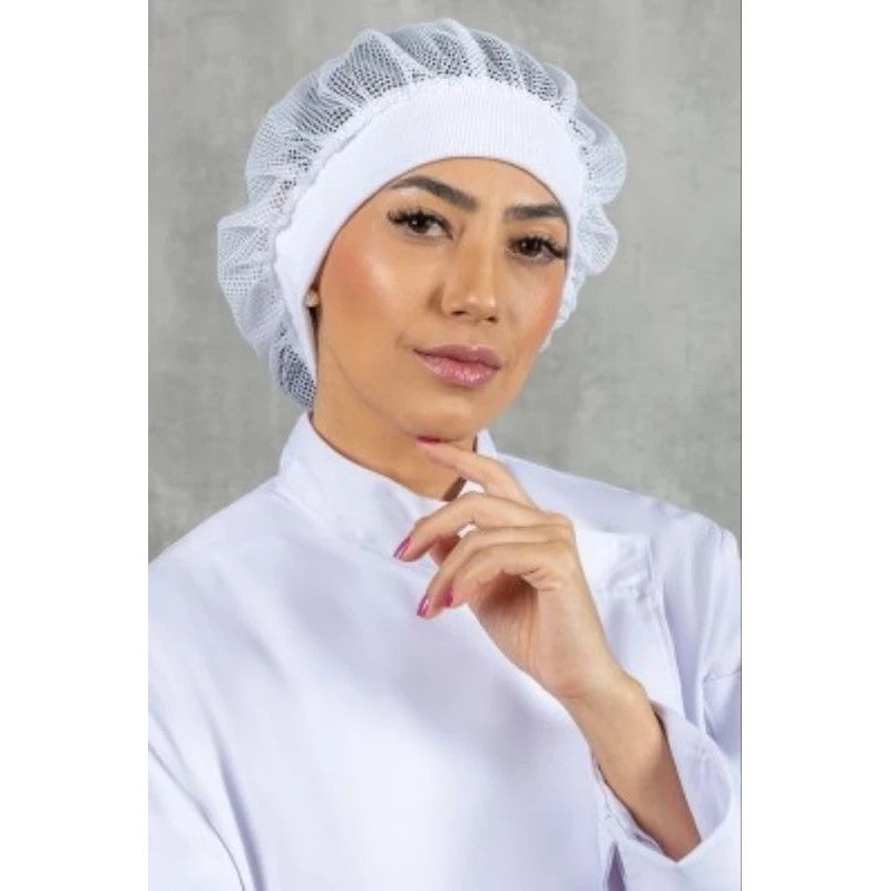 Touca de Cozinha Profissional Preta ou Branca – Leve e Respirável
