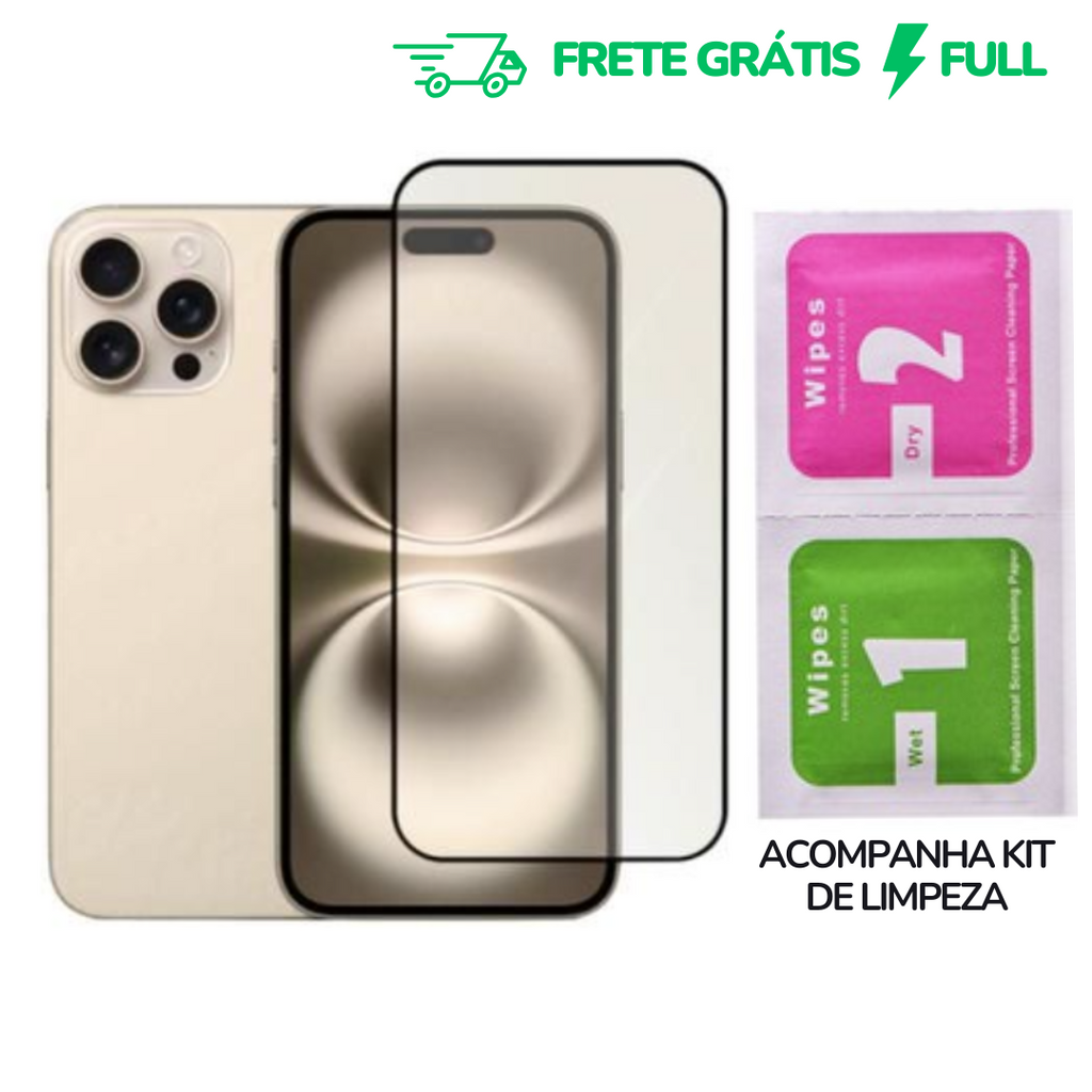 Películas para iPhone em vidro ou cerâmica