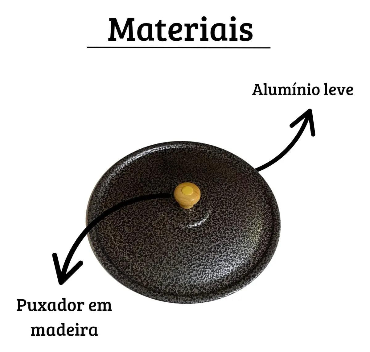 Jogo de 2 Tampas de Alumínio Leve