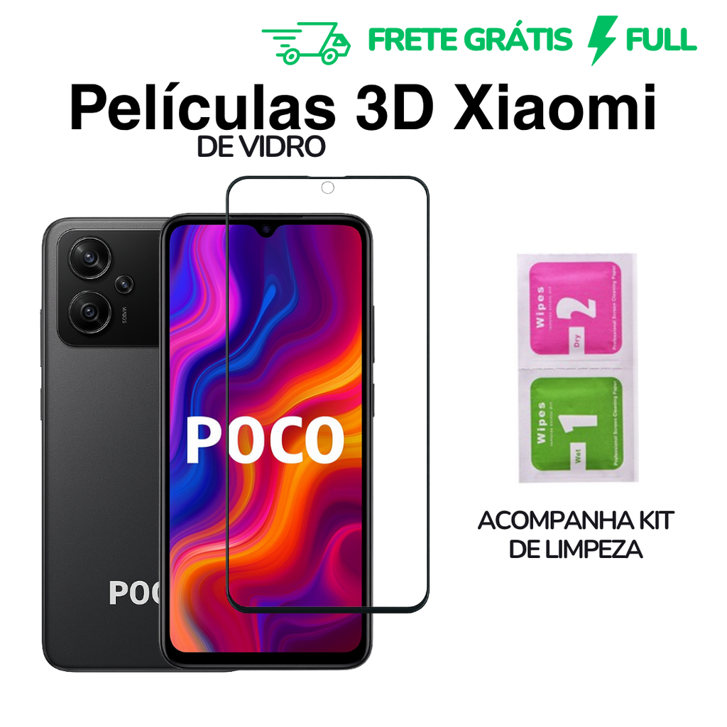 Películas para Xiaomi em vidro ou cerâmica