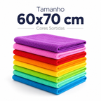 Pano de Microfibra para Limpeza e Multiuso