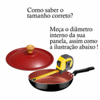 Jogo de 6 Tampas de Alumínio Leve
