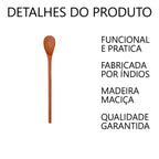Colher para Molho de Madeira 17cm Artesanal