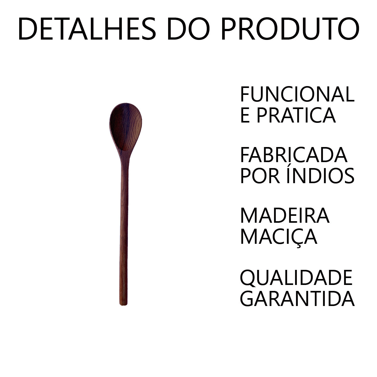Colher de Pau 33cm (N2) Artesanal