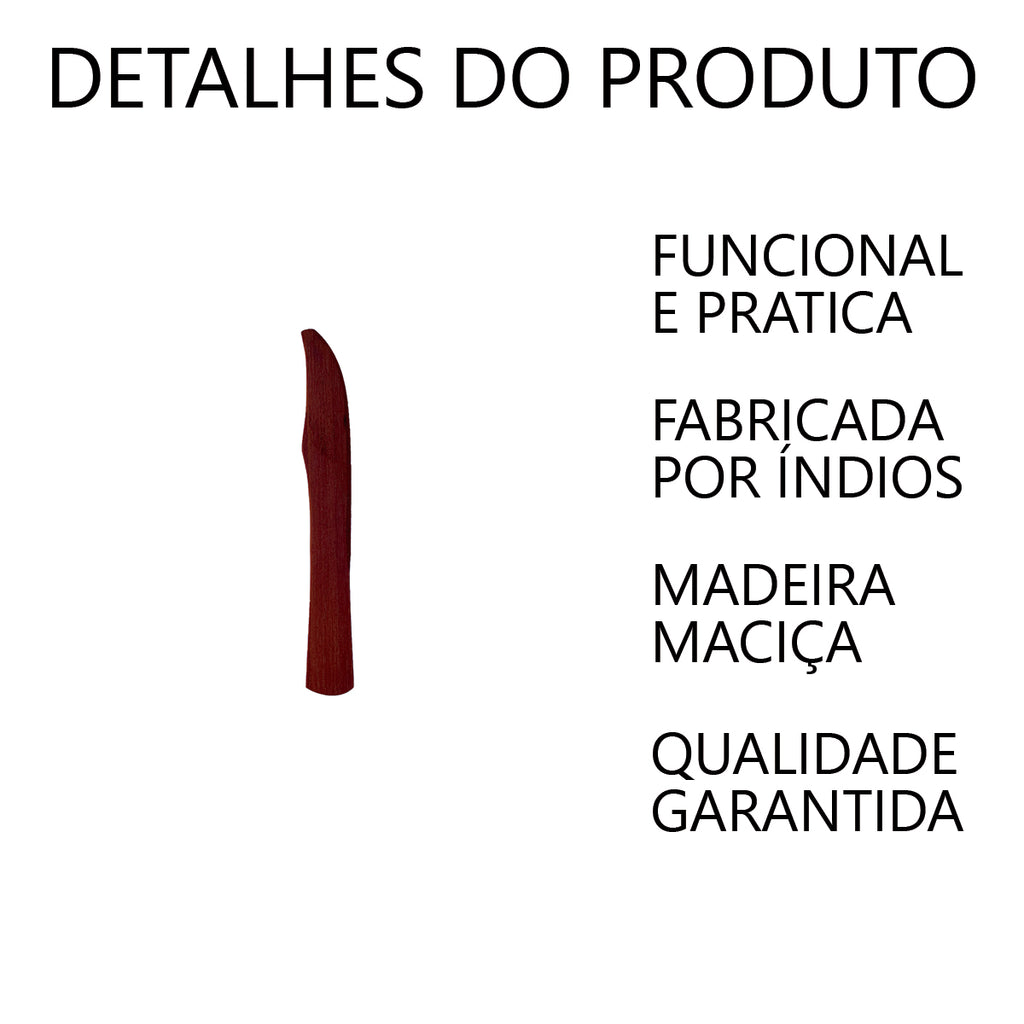 Faquinha de Madeira 17cm Artesanal