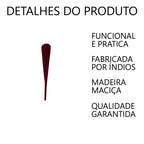 Espátula para Patê de Madeira 17cm Artesanal
