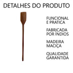 Espátula de Madeira 60cm Artesanal