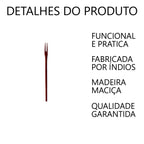 Garfo para Petisco de Madeira 22cm Artesanal