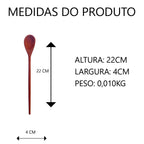 Colher Farinheira de Madeira 23cm Artesanal