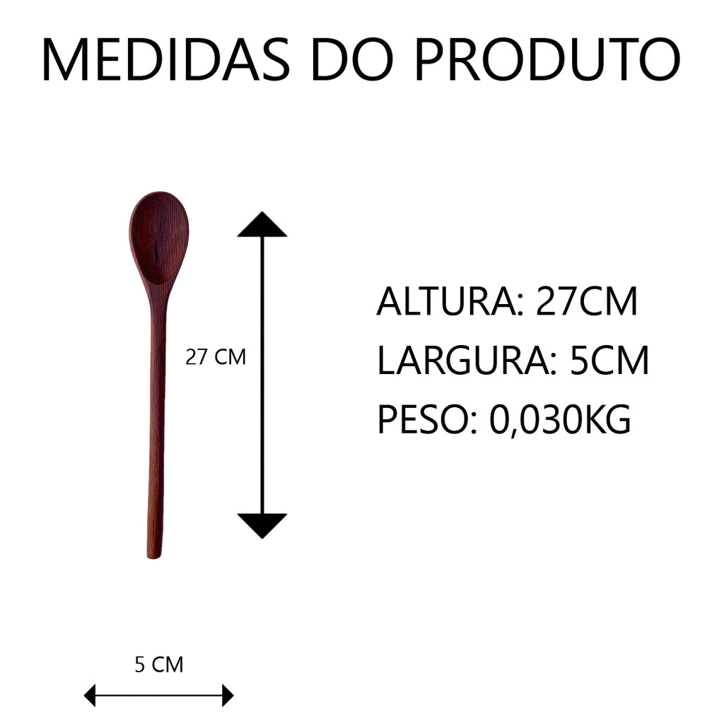Colher de Pau 27cm (N1) Artesanal