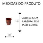 Copo de Madeira 7cm Artesanal