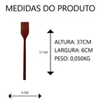 Espátula para Angu de Madeira 37cm Artesanal