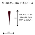 Espátula para Patê de Madeira 17cm Artesanal