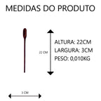 Colher para Pimenta de Madeira 22cm Artesanal