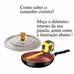 Jogo de 3 Tampas de Alumínio Leve