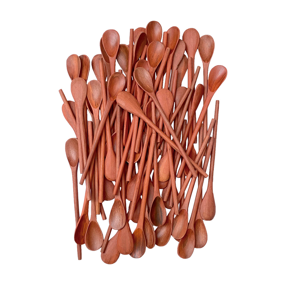 Colheres para molho em madeira, 17cm, várias unidades