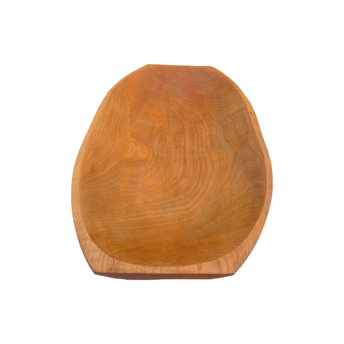 Gamela de madeira maciça artesanal, 55x35cm, ideal para servir carnes, churrascos e petiscos
