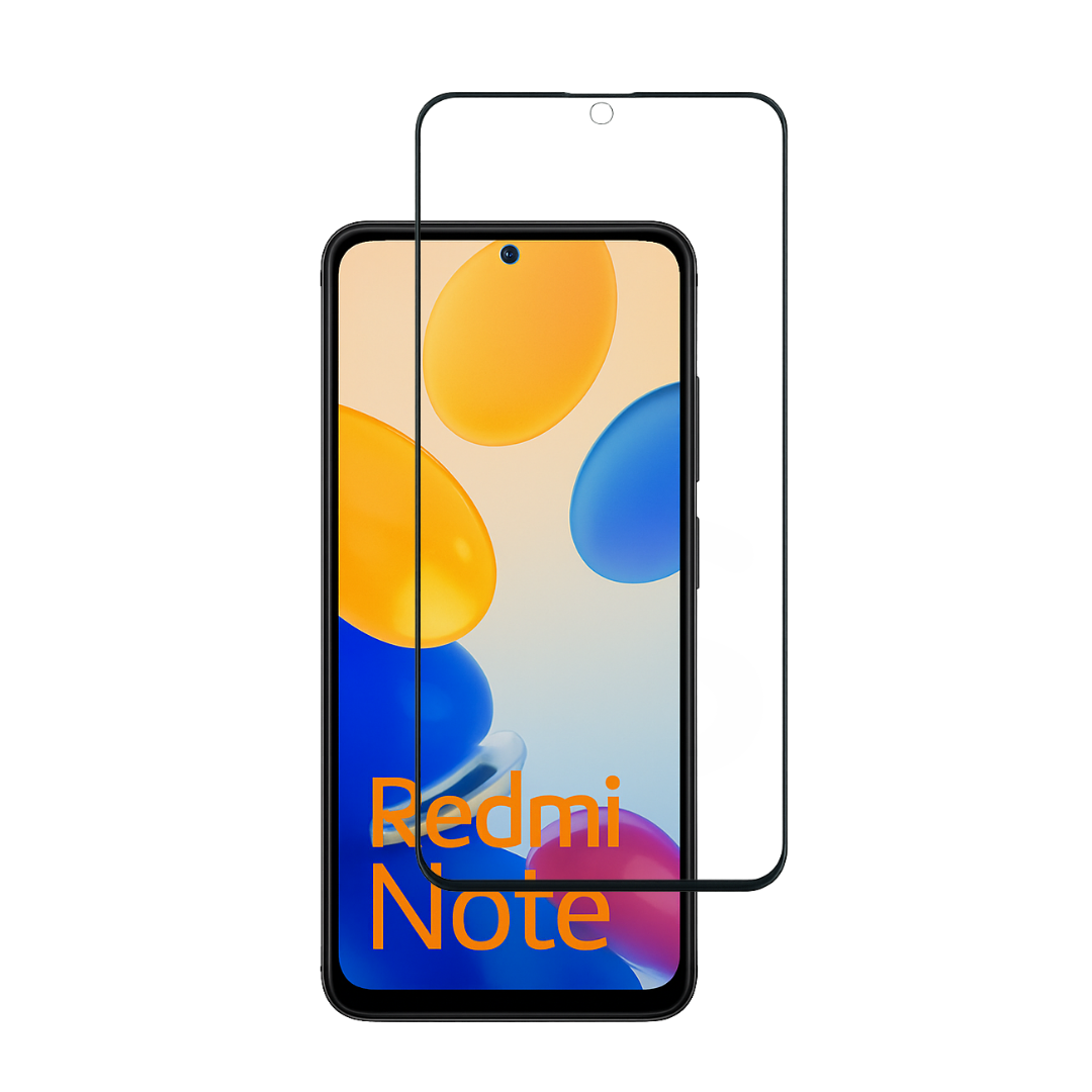Película de vidro temperado para Xiaomi Redmi Note, encaixe perfeito na tela